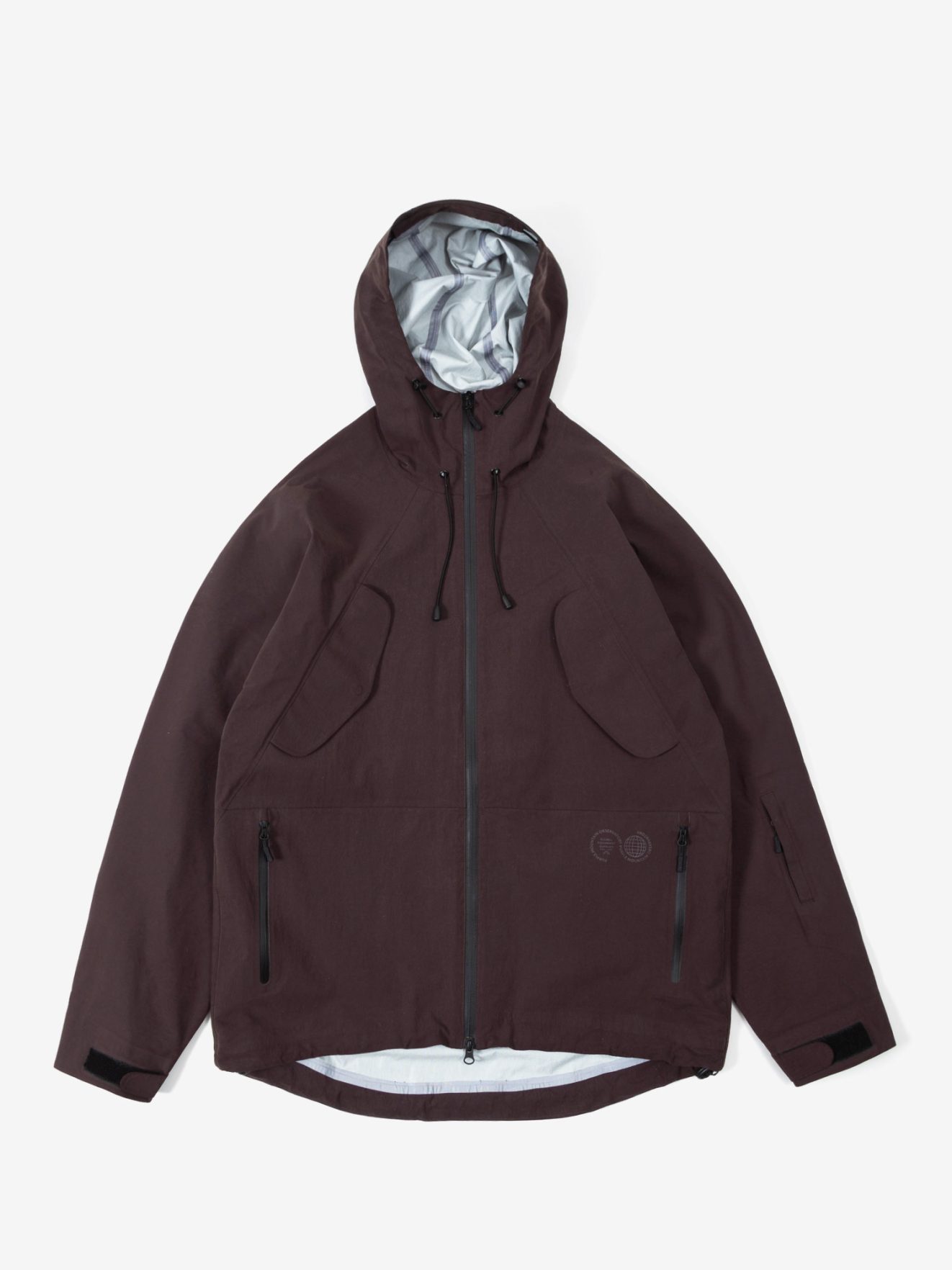 3 LAYER SHELL JACKET MOLE BROWN