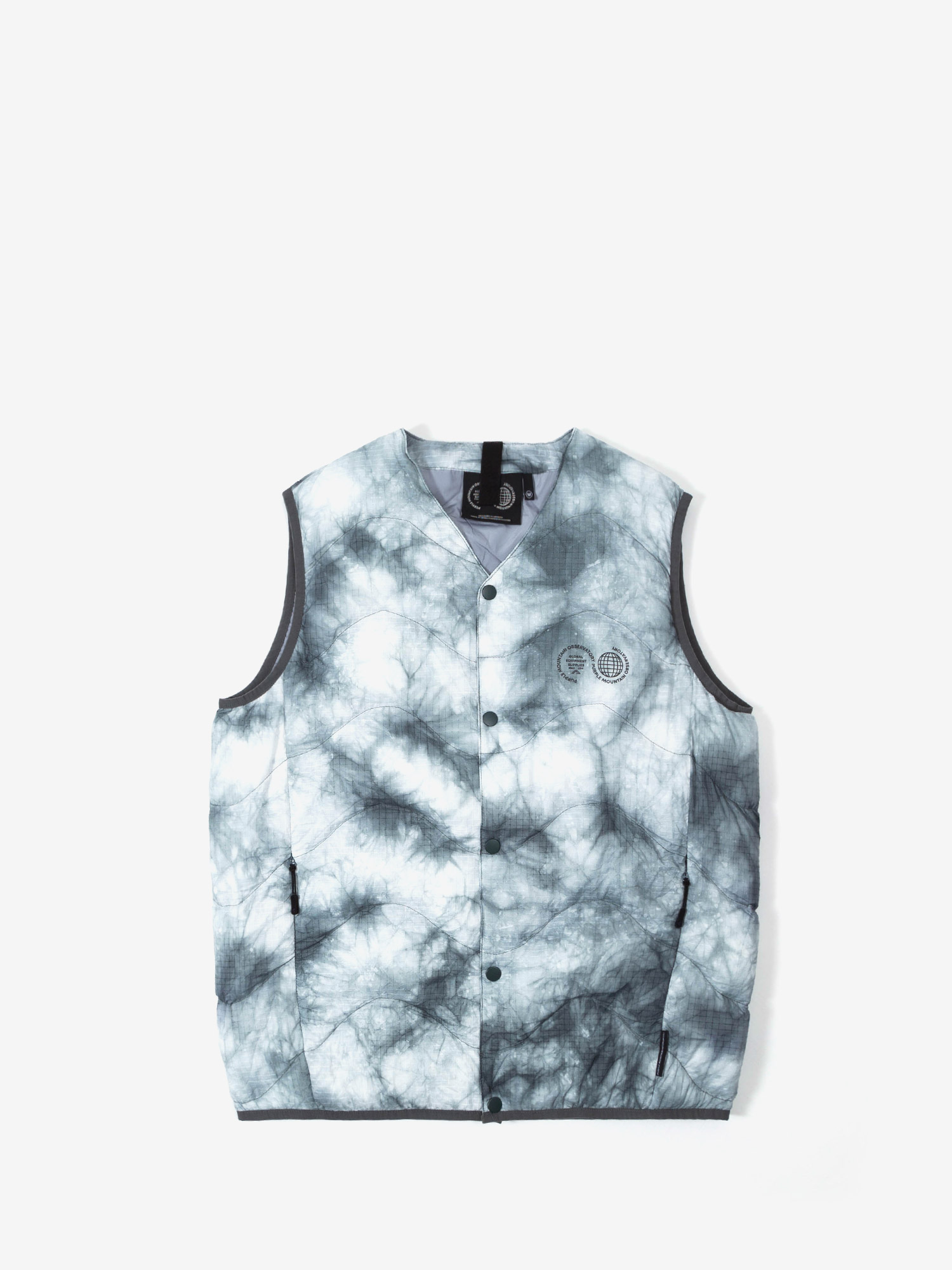 Featured image for “WAVE QUILTED VEST ICE DYE”