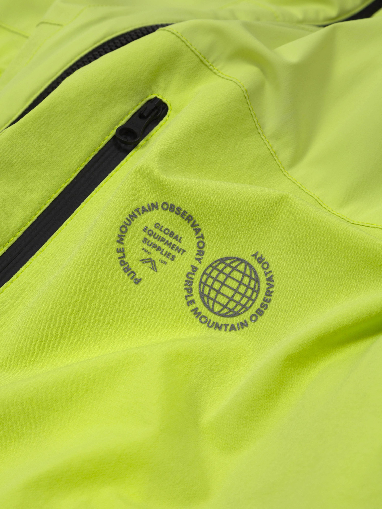 WATER REPEL JACKET IN LIME Purple Mountain Observatory