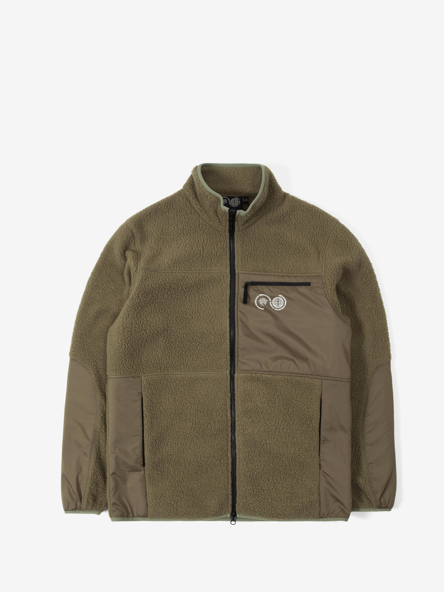 Featured image for “BORG ZIP THROUGH FLEECE BURNT OLIVE”