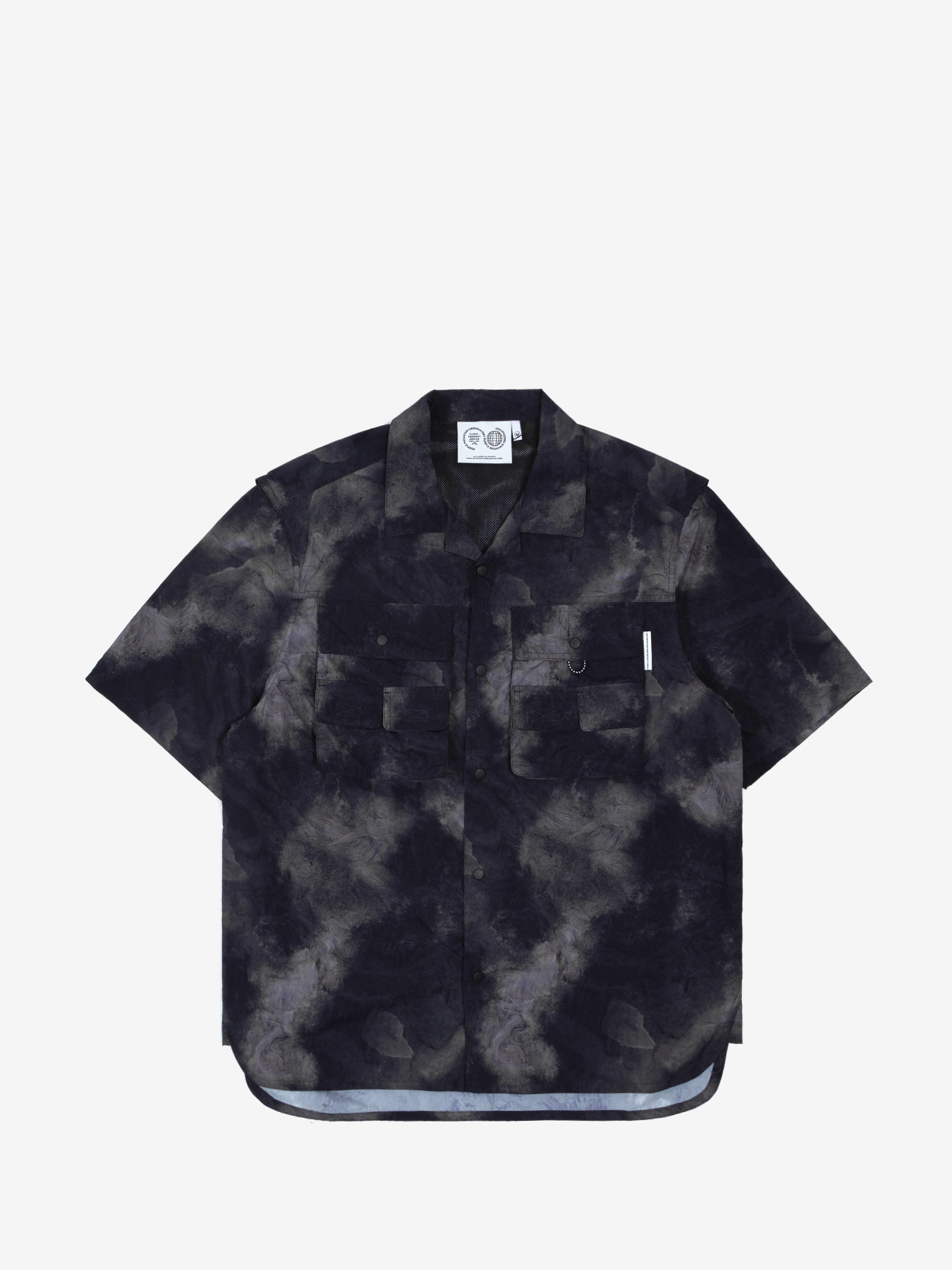 Featured image for “TRAIL MULTI POCKET SHIRT SMOKE TEXTURE PRINT”