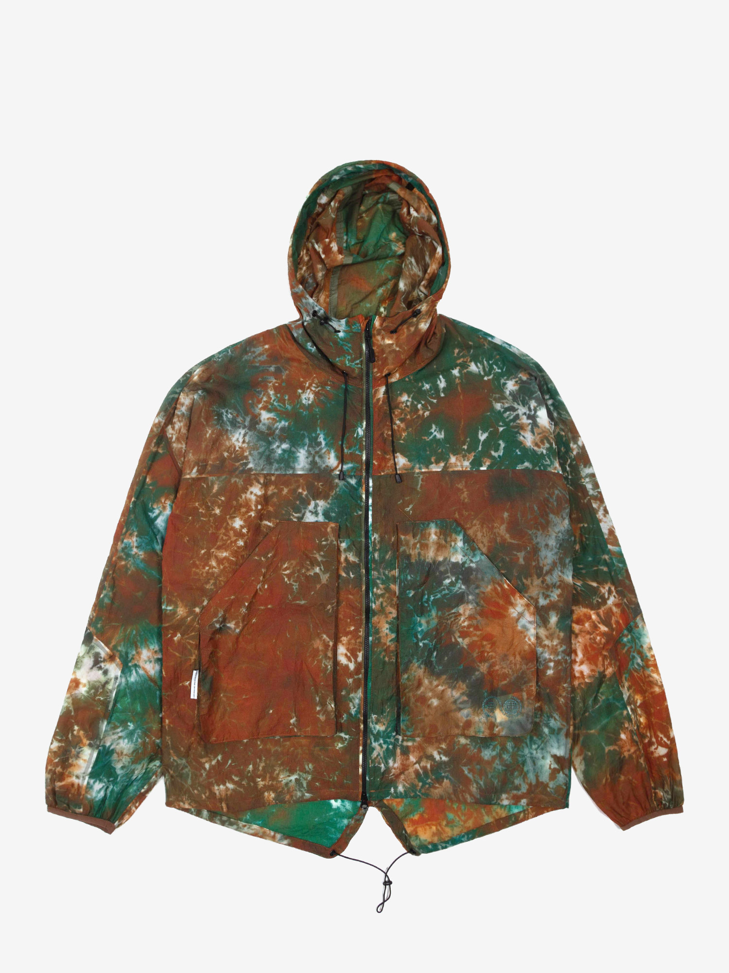 Featured image for “FISHTAIL RIPSTOP HOODED JACKET TIE DYE”