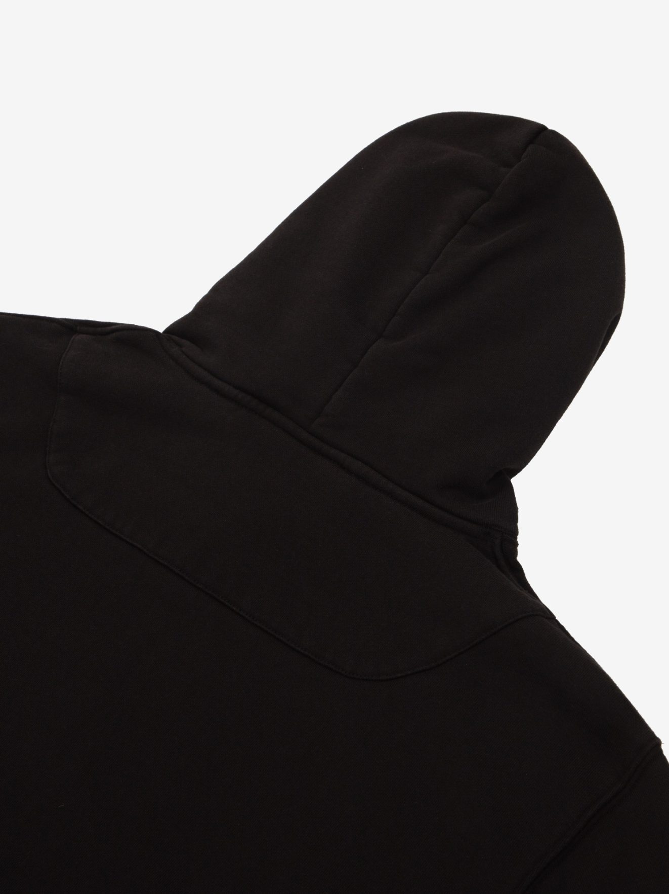 Garment Dye Black Hoody