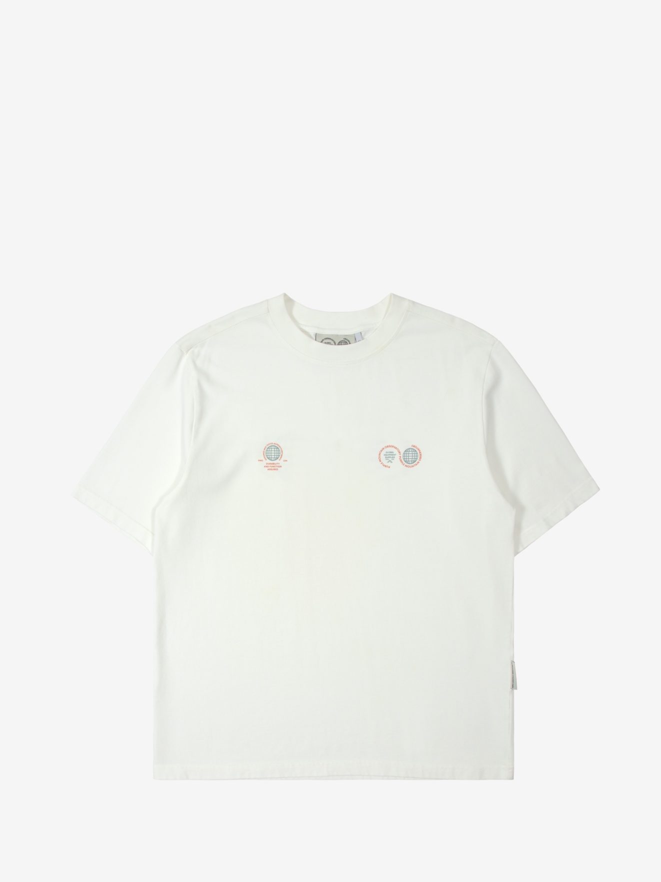 Globe Short Sleeve T-shirt white