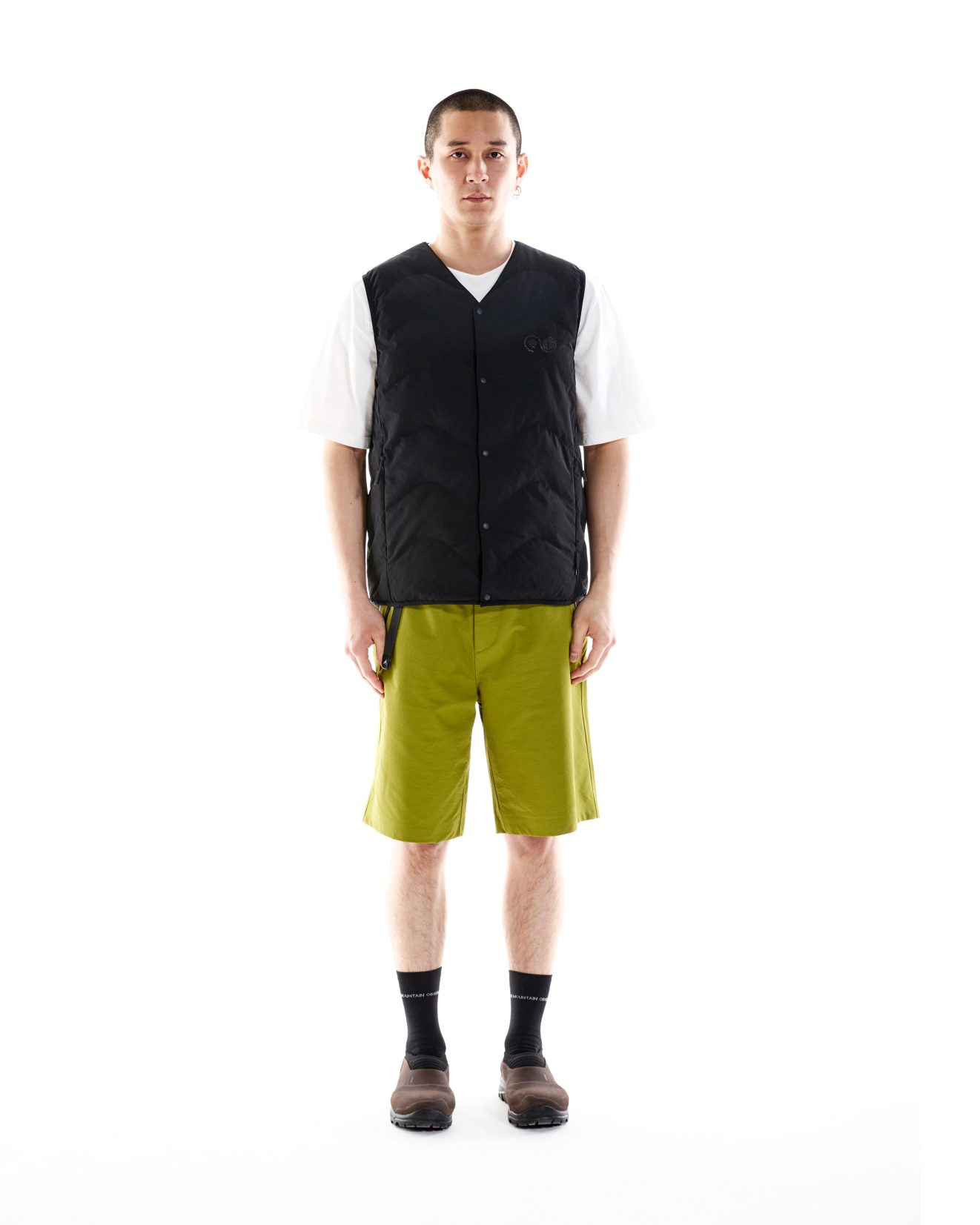 Waves Quilted Vest - Black - Image 2