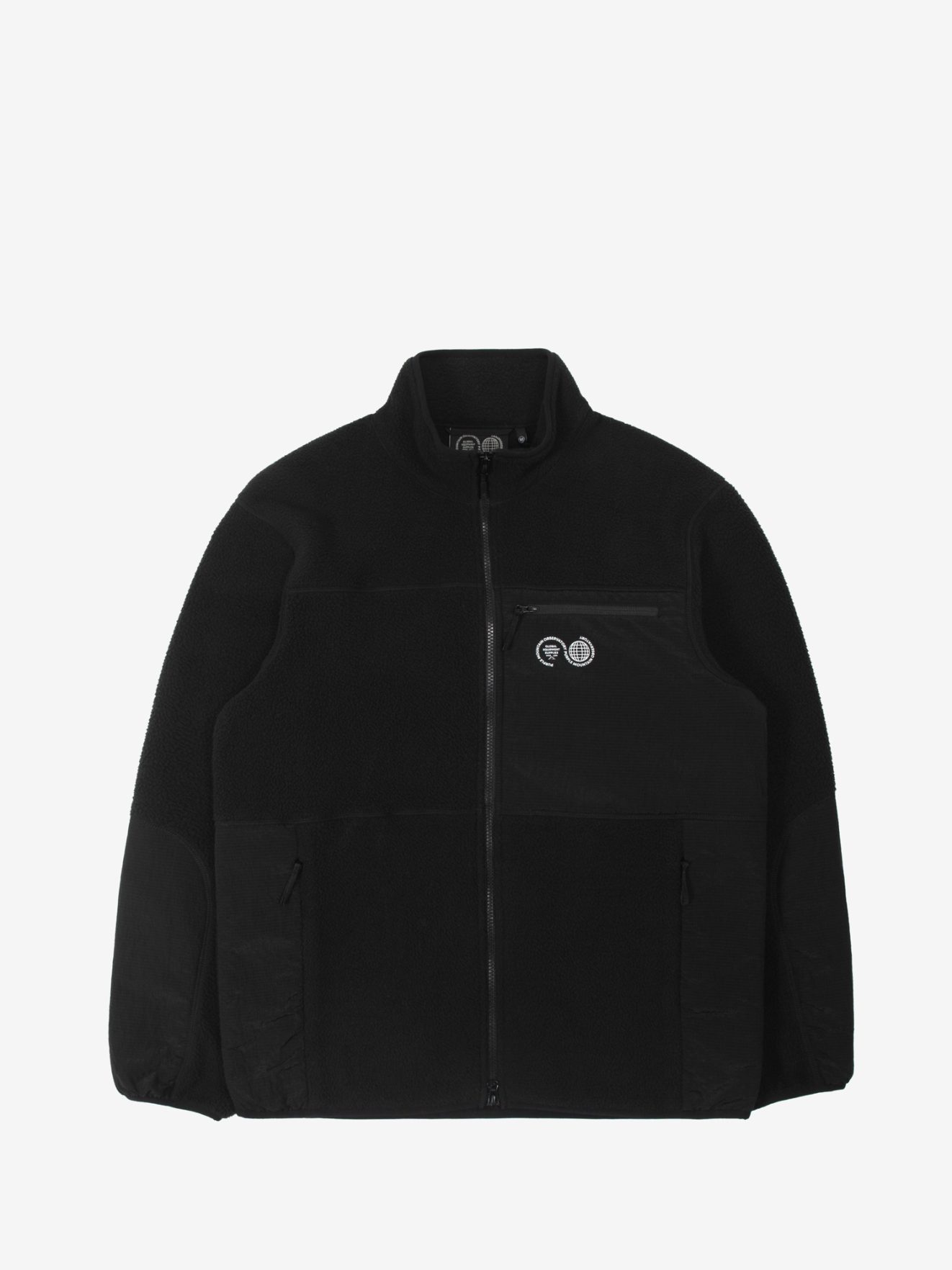 Sherpa Zip Thru - Black