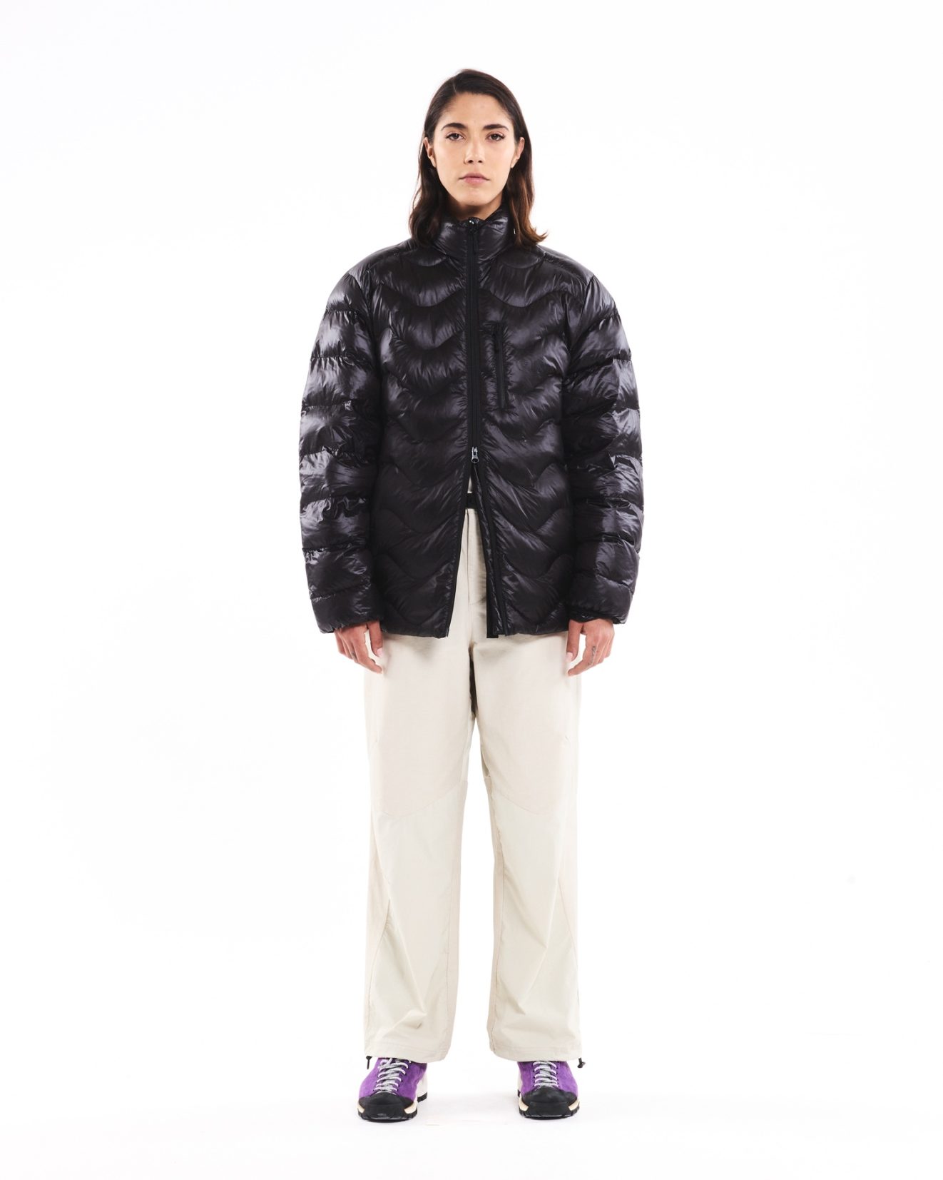 Waves Light Puffer Black