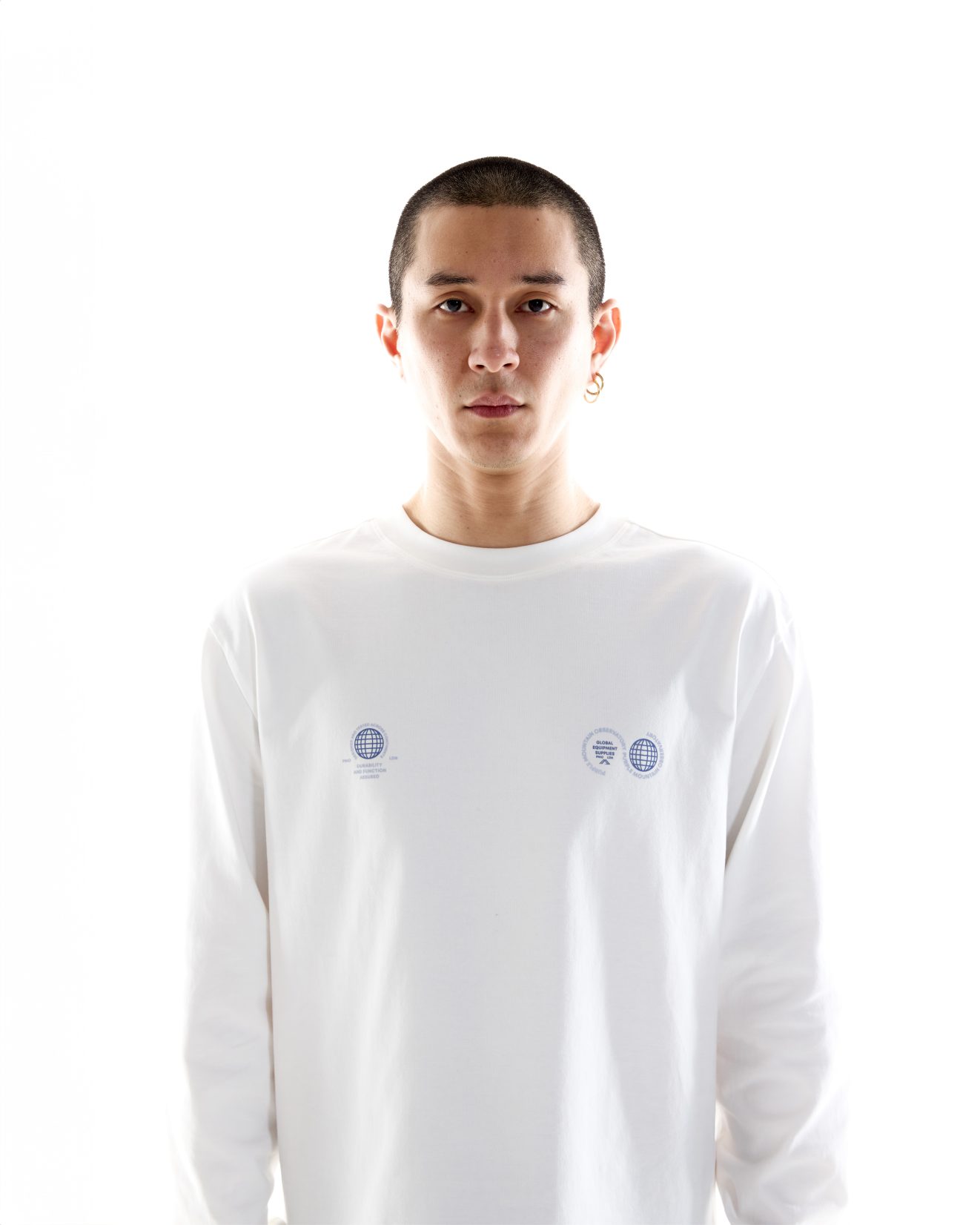 Globe LS Tee White - Image 4