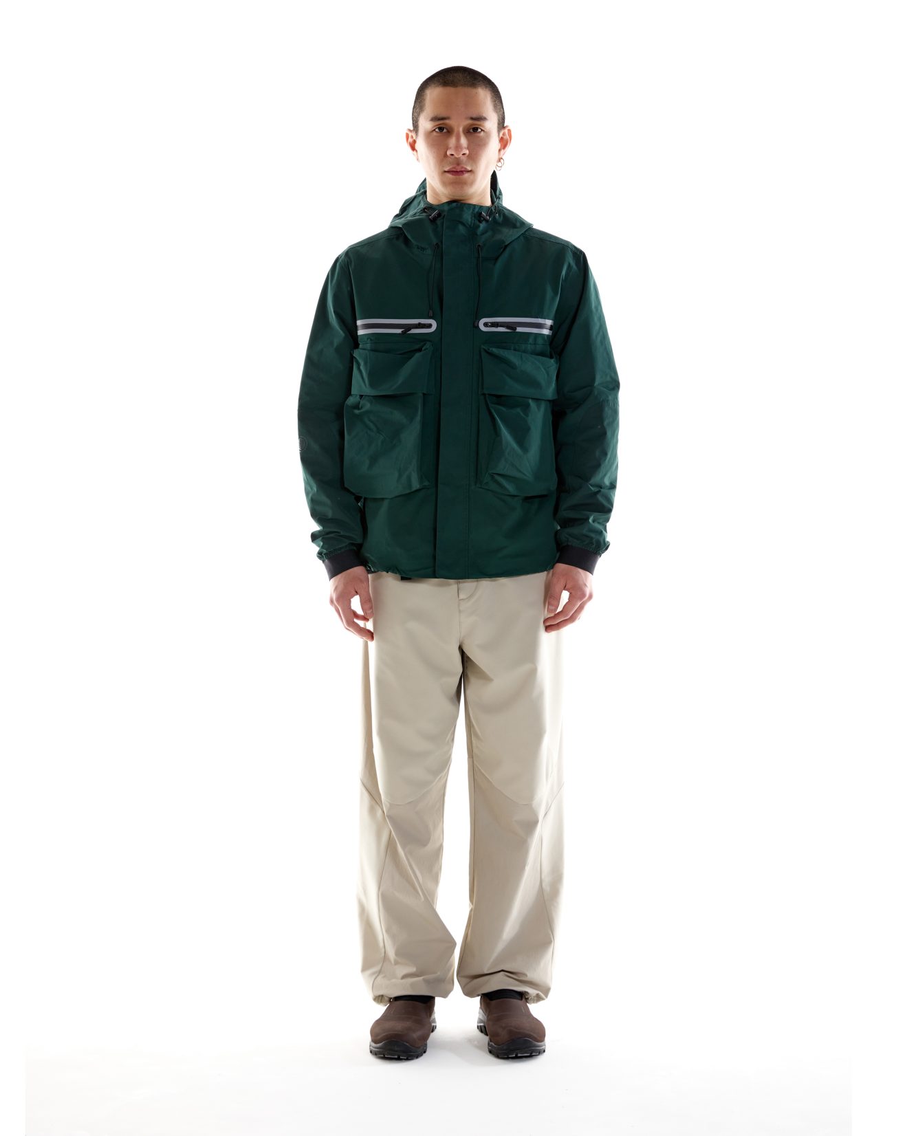 Hooded Climate Jacket - Pine Green - Image 2