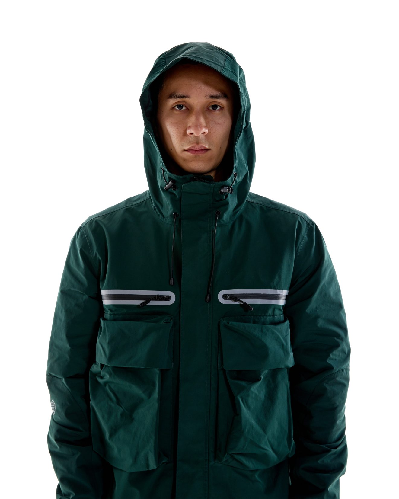 Hooded Climate Jacket - Pine Green - Image 5