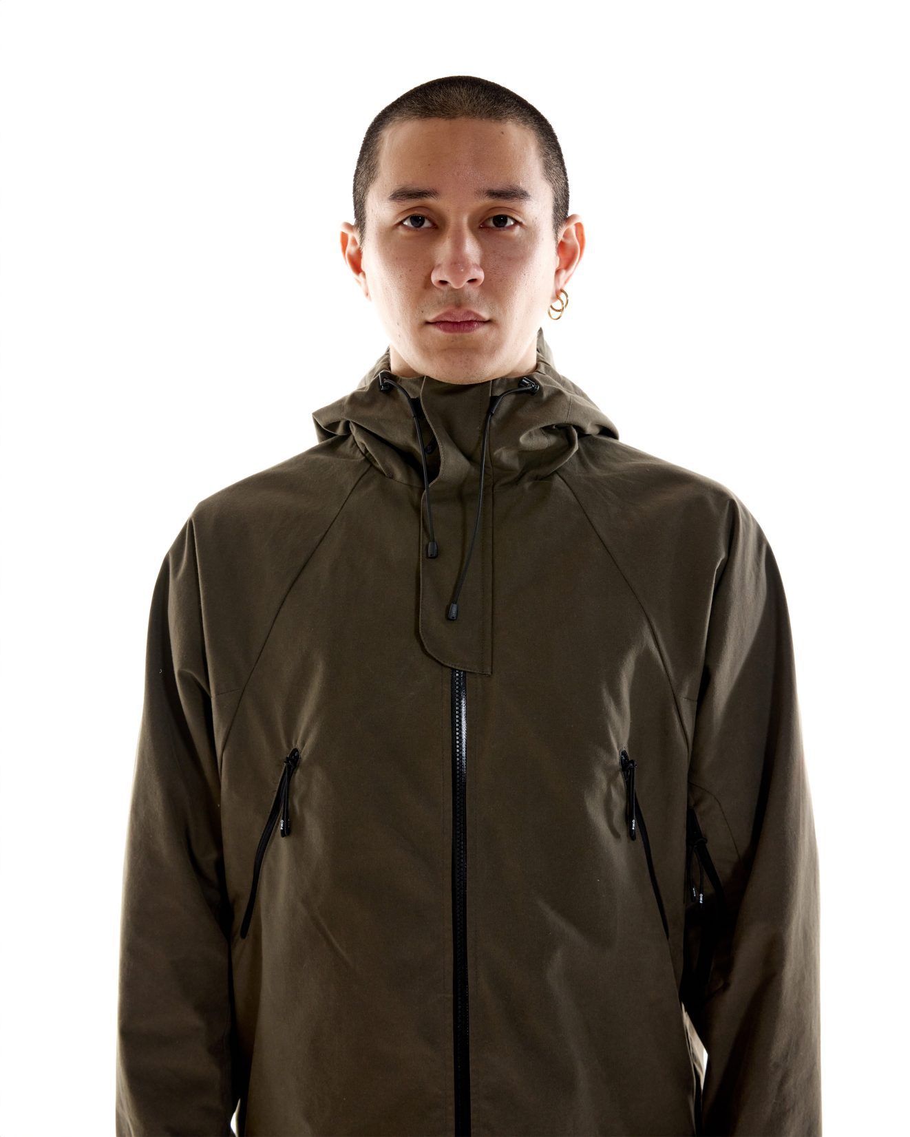 Cygnus Wax Jacket - P200 Washwax Khaki - Image 4