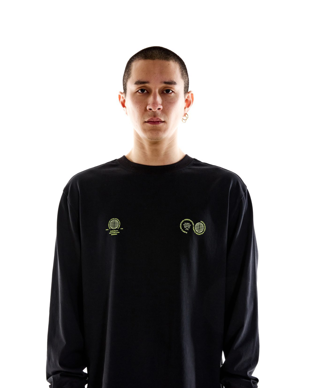 Globe LS Tee Black - Image 4