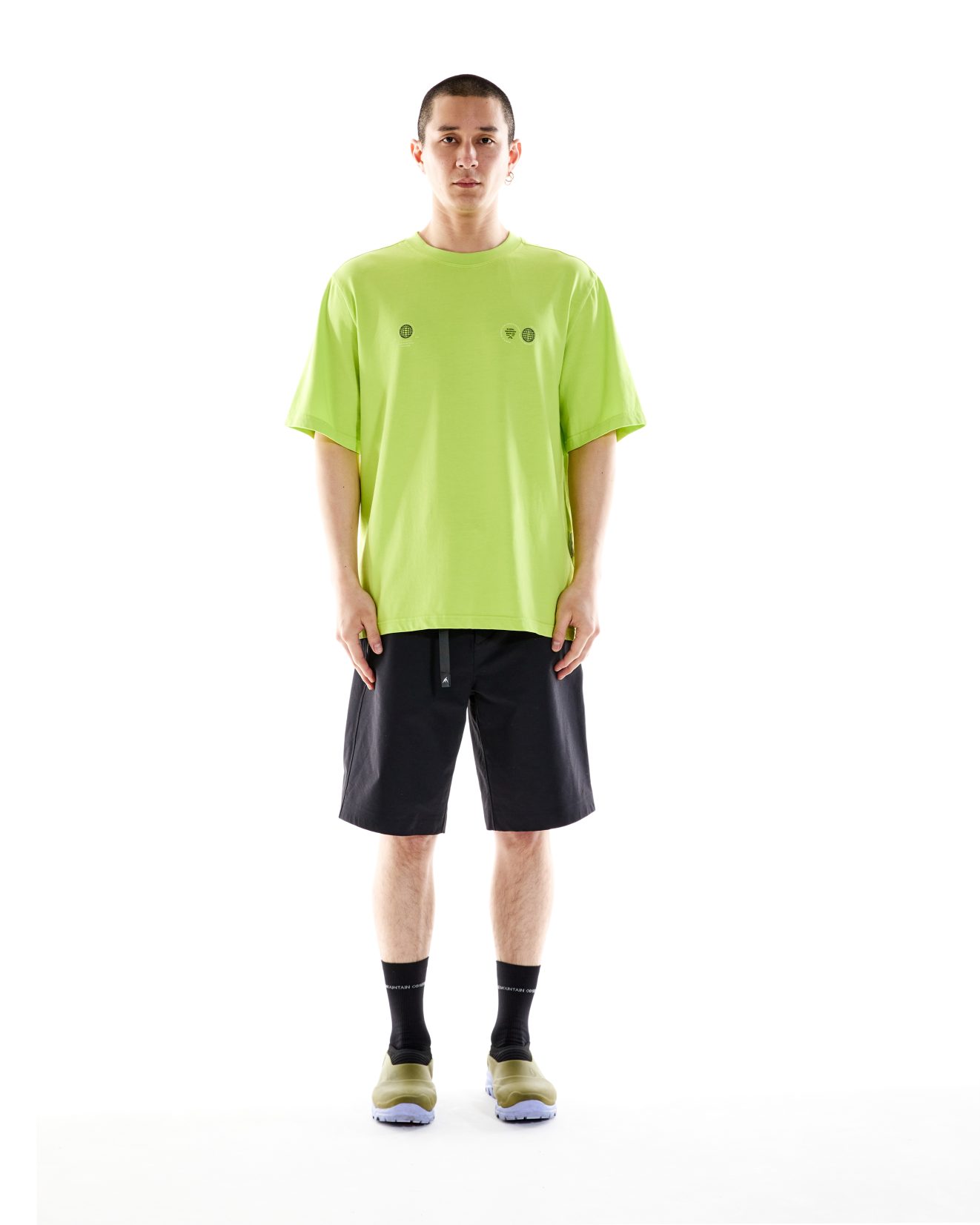 Globe SS Tee Lime - Image 2