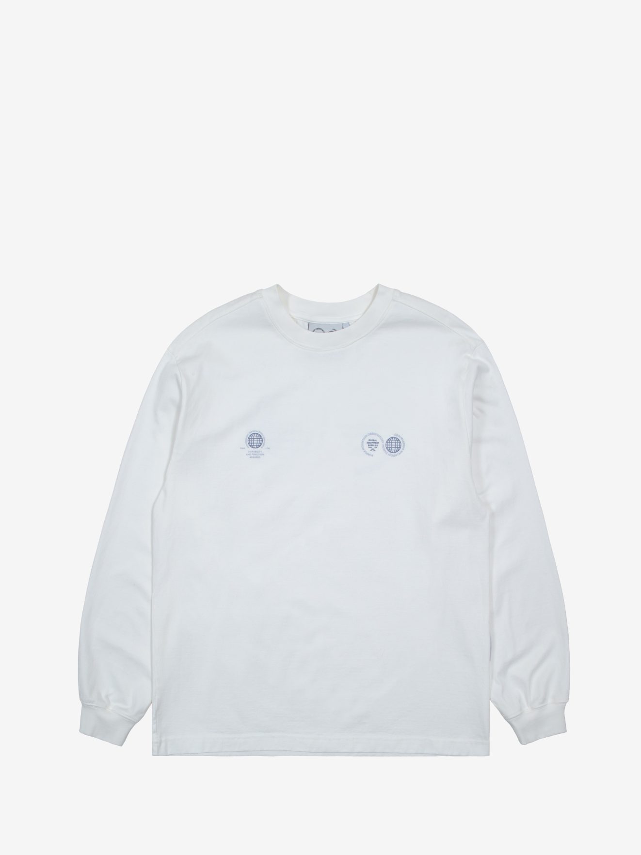 Globe LS Tee White