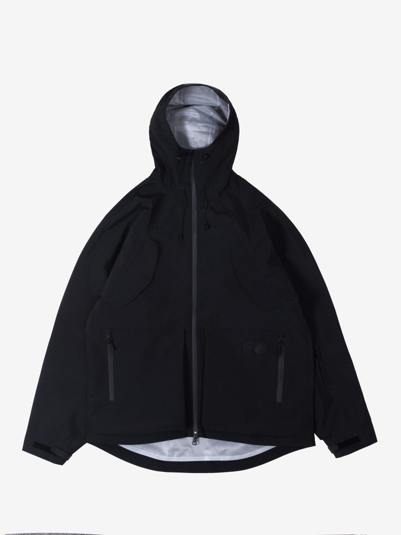 3L HARDSHELL BLACK, WATERPROOF JACKET