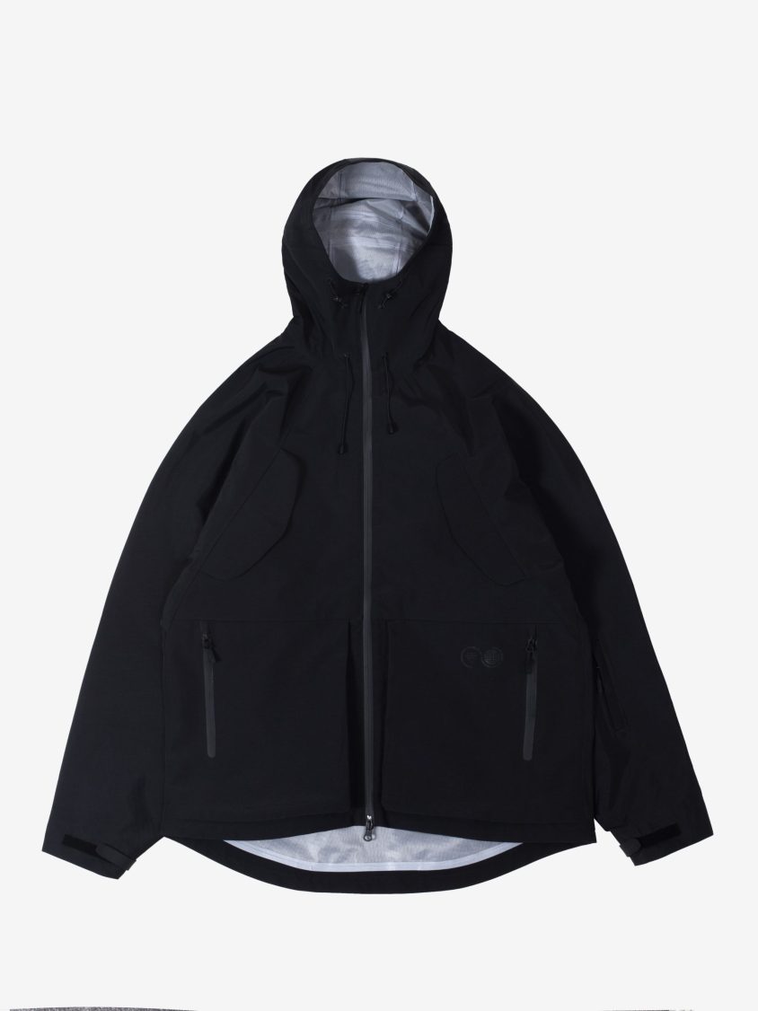 3L HARDSHELL BLACK, WATERPROOF JACKET